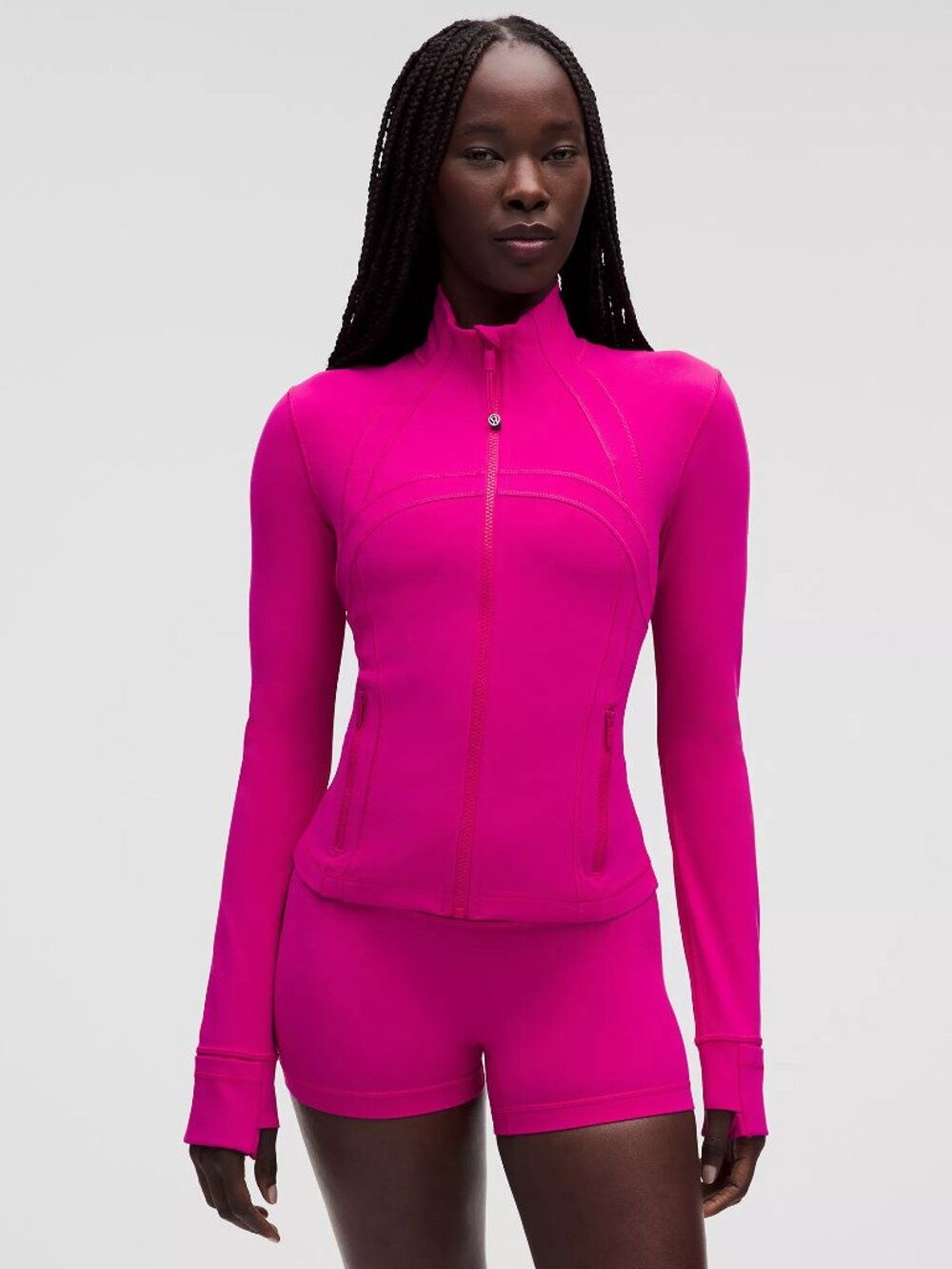 Define Cropped Jacket *Nulu - Pink Flare